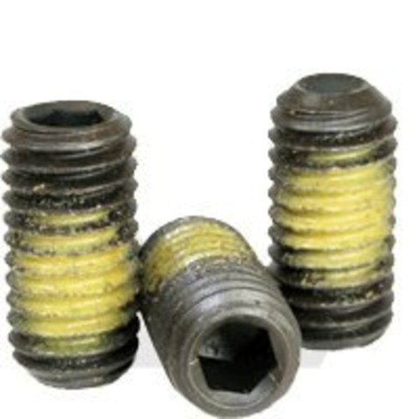 Nylon Patch Socket Set Screws Cup Point, 1/2-13 x 1 3/4